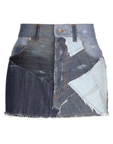 Patchwork denim miniskirt - | Dolce & Gabbana