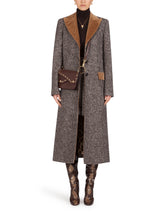 SHORT SKIRT IN MICRO TWEED WITH KICK PLEAT - | Dolce & Gabbana