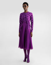 Midi chiffon skirt - | Dolce & Gabbana