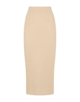 Stretch jersey midi skirt - | Dolce & Gabbana