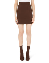 Stretch jersey miniskirt - | Dolce & Gabbana