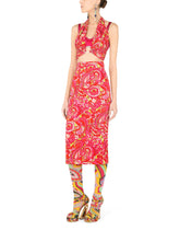 60s-print charmeuse pencil skirt - | Dolce & Gabbana
