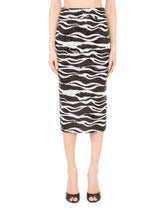 Chantilly lace pencil skirt with sequin embellishment - | Dolce & Gabbana