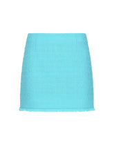 Raschel tweed miniskirt: - | Dolce & Gabbana
