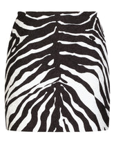 Zebra-print brocade miniskirt - | Dolce & Gabbana