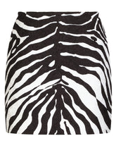 Zebra-print brocade miniskirt - | Dolce & Gabbana
