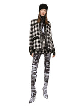 Short houndstooth skirt - | Dolce & Gabbana