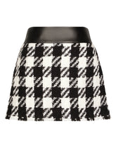 Short houndstooth skirt - | Dolce & Gabbana