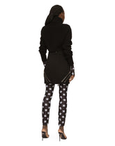 Short wool skirt with zipper - | Dolce & Gabbana
