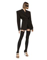 Jersey miniskirt with branded elastic - | Dolce & Gabbana