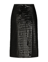 Alligator-print midi skirt - | Dolce & Gabbana