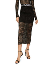 Lace midi skirt - | Dolce & Gabbana