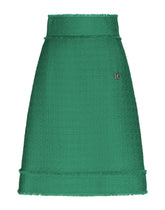 Raschel tweed midi skirt - | Dolce & Gabbana