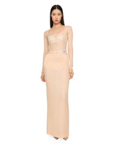 KIM DOLCE&GABBANA Long georgette skirt - | Dolce & Gabbana