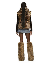 Denim mini skirt with rips - | Dolce & Gabbana