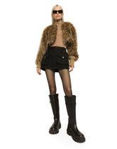 Faille miniskirt with large pockets - | Dolce & Gabbana
