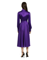 Silk calf-length circle skirt - | Dolce & Gabbana