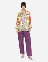 Vegetable-print twill shirt - | Dolce & Gabbana