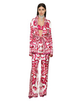 Majolica-print twill pajama shirt - | Dolce & Gabbana