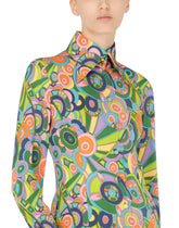 60s-print charmeuse shirt - | Dolce & Gabbana