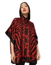 Zebra and leopard-print twill shirt - | Dolce & Gabbana