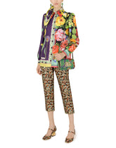 Twill shirt with mixed prints - | Dolce & Gabbana