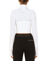 Poplin bustier shirt - | Dolce & Gabbana