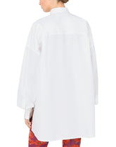 Cotton shirt with DG logo - | Dolce & Gabbana