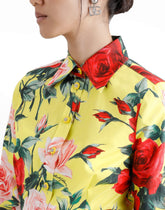 Bouquet-print cotton shirt - | Dolce & Gabbana