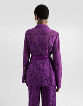 Floral lace vanity shirt - | Dolce & Gabbana