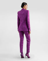 Silk chiffon shirt with pussy-bow - | Dolce & Gabbana