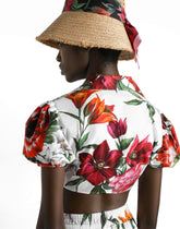 Flower-print poplin shirt - | Dolce & Gabbana