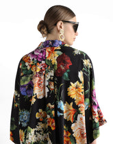 Bouquet flower print charmeuse shirt - | Dolce & Gabbana