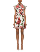 Dolce & Gabbana Pleated Dress In Elasticated Silk Cady Fabric - | Dolce & Gabbana