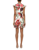 Dolce & Gabbana Pleated Dress In Elasticated Silk Cady Fabric - | Dolce & Gabbana