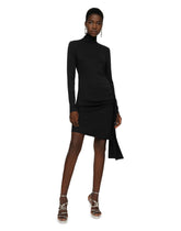 Short cady dress with bow detail - | Dolce & Gabbana