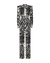 Zebra-print cady jumpsuit - | Dolce & Gabbana