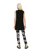 Short wool crepe A-line dress with zipper - | Dolce & Gabbana