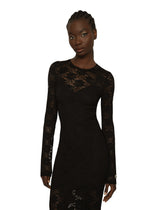Long lace dress - | Dolce & Gabbana