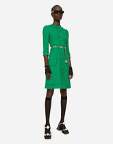 Raschel tweed midi dress - | Dolce & Gabbana