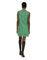 Lace dress with floral pattern - | Dolce & Gabbana