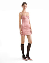 Short satin corset dress - | Dolce & Gabbana