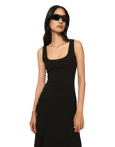 Calf-length cady dress - | Dolce & Gabbana