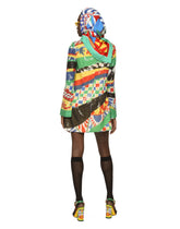 Short sequined Carretto-pattern A-line dress - | Dolce & Gabbana