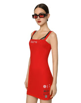 Short spandex jersey dress DGVIB3 - | Dolce & Gabbana