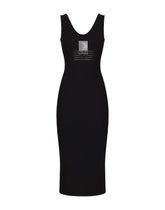 Sleeveless spandex jersey midi dress DGVIB3 - | Dolce & Gabbana