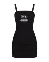 Draped spandex jersey mini dress DGVIB3 - | Dolce & Gabbana
