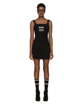 Draped spandex jersey mini dress DGVIB3 - | Dolce & Gabbana
