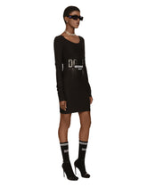 Long-sleeved spandex jersey midi dress DGVIB3 - | Dolce & Gabbana