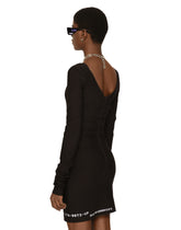 Long-sleeved spandex jersey midi dress DGVIB3 - | Dolce & Gabbana